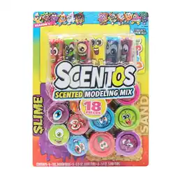 Walmart Scentos Scented Cloud Sand, Slime & Dough 18 Piece Value Pack, Birthday Party Favors offer