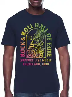 Walmart Rock And Roll Hall Of Fame, Mens Graphic Print Short Sleeve Tee, Live Music, Sizes S-3XL offer