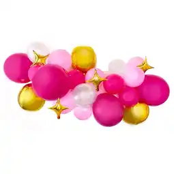 Walmart Packed Party 'Think Pink' Jumbo Pink Balloon Garland Kit offer