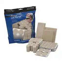 Walmart MinnARK Premium Felt Furniture Pads - 233 Pc - Oatmeal offer