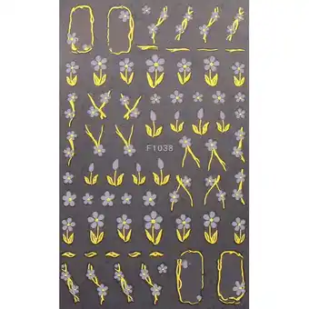 Walmart SF A Little Nail Sticker Sakuras Blossom Nail Decoration Stickers Decals^ S9J4 offer