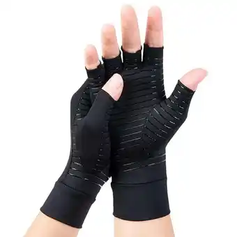 Walmart SF Copper Arthritis Compression Gloves Hand Support Joint Pain Relief USA C1W0 offer