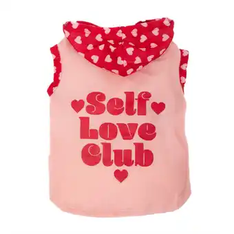 Walmart Vibrant Life Self Love Club Dog Hoodie, Size Medium offer