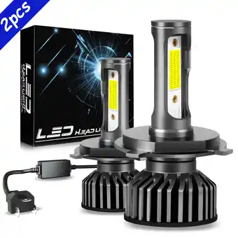 Walmart Obndvu for Toyota Tundra 2000-2006 2014-2018 LED Headlight H4/9003 High&Low Light White Bulbs 2pcs offer