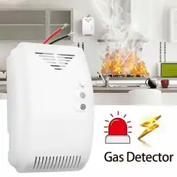 Walmart KingFurt Combustible Gas Leak LPG Natural Gas Detector Propane Alarm For RV Van Boat 12V offer