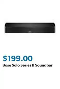 Sam's Club Bose Solo Series II Soundbar offer