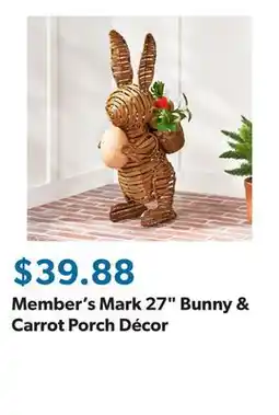 Sam's Club Member's Mark 27 Bunny & Carrot Porch Décor offer