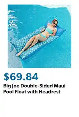 Sam's Club Big Joe Double-Sided Maui Pool Float with Headrest offer