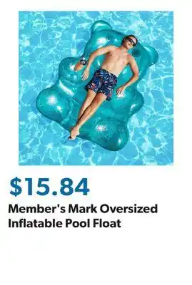 Sam's Club Member's Mark Oversized Inflatable Pool Float offer