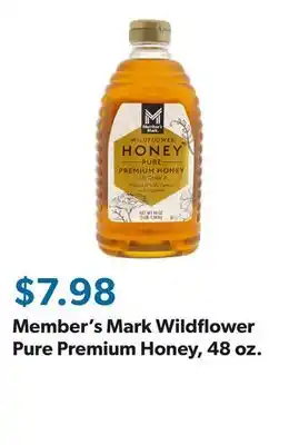 Sam's Club Member's Mark Wildflower Pure Premium Honey, 48 oz offer