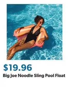 Sam's Club Big Joe Noodle Sling Pool Float offer