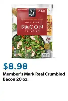 Sam's Club Member's Mark Real Crumbled Bacon 20 oz offer