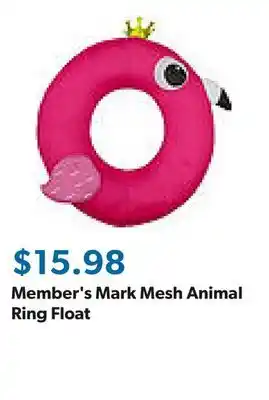 Sam's Club Member's Mark Mesh Animal Ring Float offer