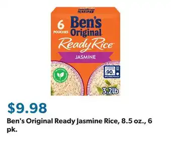 Sam's Club Ben's Original Ready Jasmine Rice, 8.5 oz., 6 pk offer