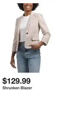 TJ Maxx Shrunken Blazer offer