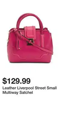 TJ Maxx Leather Liverpool Street Small Multiway Satchel offer