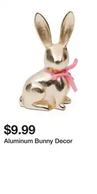 TJ Maxx Aluminum Bunny Decor offer