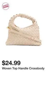 TJ Maxx Woven Top Handle Crossbody offer