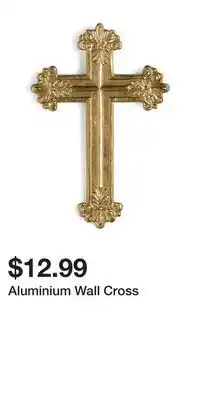 TJ Maxx Aluminium Wall Cross offer