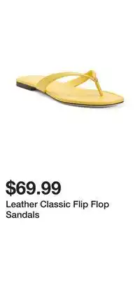 TJ Maxx Leather Classic Flip Flop Sandals offer