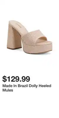 TJ Maxx Made In Brazil Dolly Heeled Mules offer