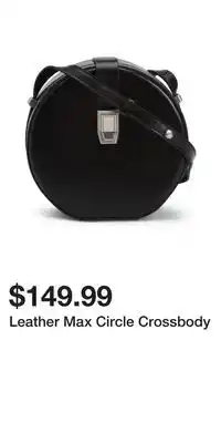 TJ Maxx Leather Max Circle Crossbody offer