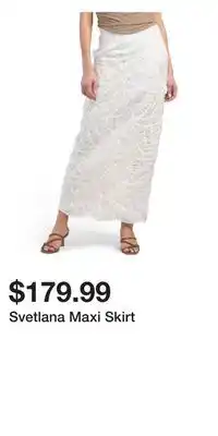 TJ Maxx Svetlana Maxi Skirt offer