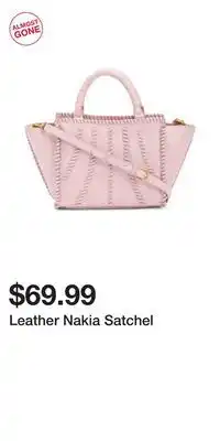 TJ Maxx Leather Nakia Satchel offer