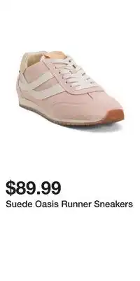 TJ Maxx Suede Oasis Runner Sneakers offer