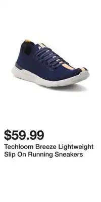 TJ Maxx Techloom Breeze Lightweight Slip On Running Sneakers offer