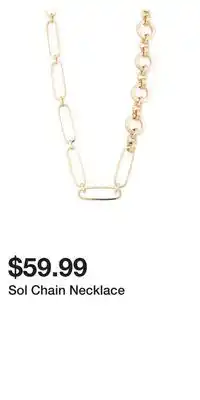 TJ Maxx Sol Chain Necklace offer