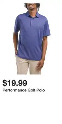 TJ Maxx Performance Golf Polo offer