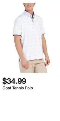 TJ Maxx Goat Tennis Polo offer