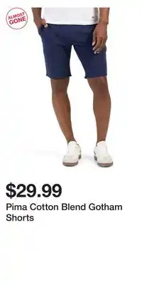 TJ Maxx Pima Cotton Blend Gotham Shorts offer