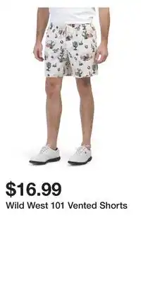 TJ Maxx Wild West 101 Vented Shorts offer