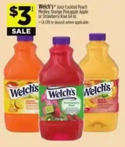 Dollar General Welch's Juice Cocktail Peach Medley offer