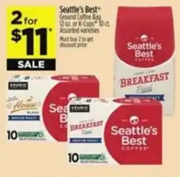 Dollar General Seattle's Best Ground Coffee Bag offer