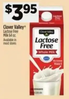 Dollar General Clover Valley Lactose Free Milk offer