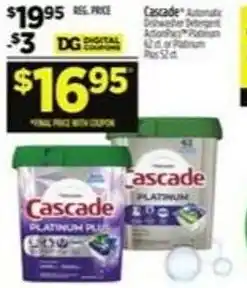 Dollar General Cascade platinum offer