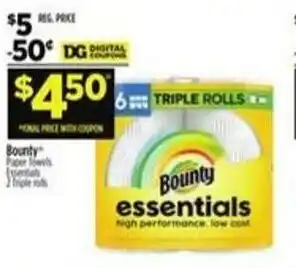 Dollar General Bounty essentials offer