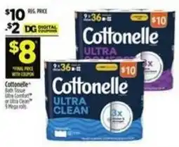 Dollar General Cottonelle Bath Tissue offer