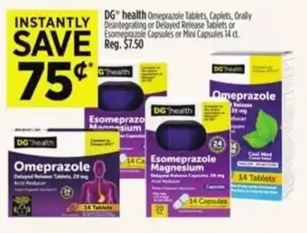 Dollar General DG health Omeprazole Tablets offer