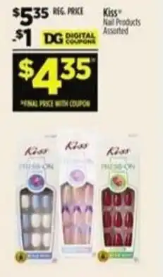 Dollar General Kiss Nail Products offer