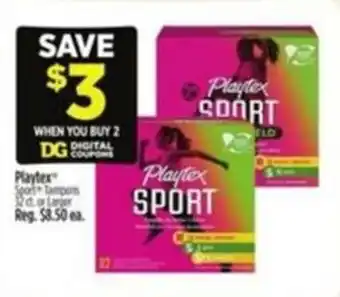 Dollar General Playtex Sport offer