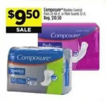 Dollar General Composure Bladder Control Pads offer