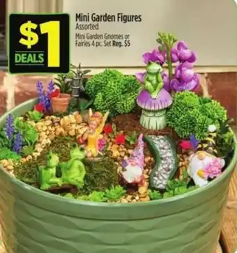 Dollar General Mini Garden Figures Assorted offer