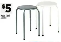 Dollar General Metal Stool Assorted offer