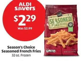 Aldi Season's Choice Seasoned French Fries offer