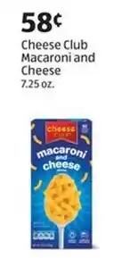 Aldi Cheese Club Macaroni and Cheese offer