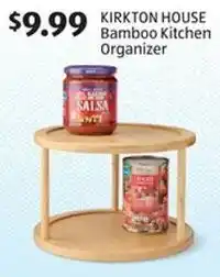 Aldi KIRKTON HOUSE Bamboo Kitchen Organizer offer